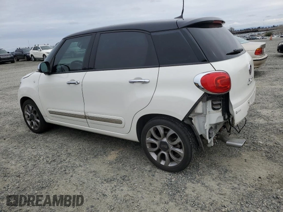 2017 FIAT 500L Lounge with VIN ZFBCFACH1HZ039970, listed as a Copart auction lot 47579055 with 42,903 mi miles and Salvage Title. Bid and sale history available at DreamBid. Image 2.