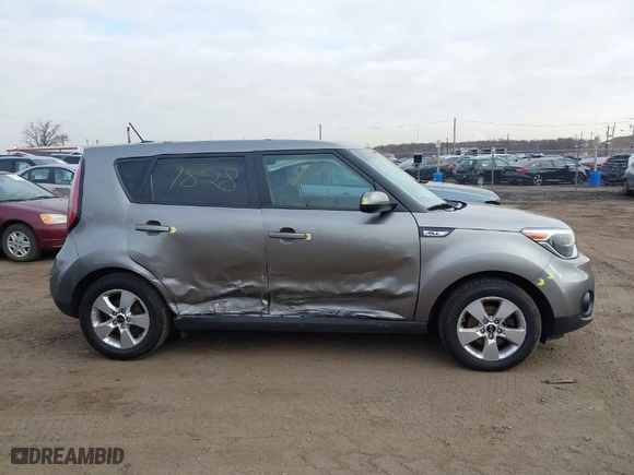 2018 Kia Soul with VIN KNDJN2A21J7571474, listed as a IAAI auction lot 41797828 with NaN miles. Bid and sale history available at carsss.com. Image 13.