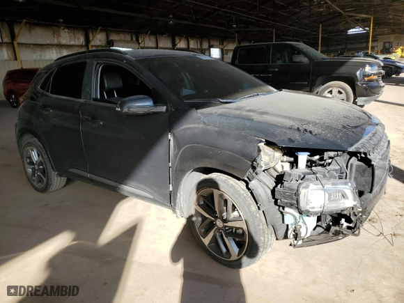 2019 Hyundai Kona Ultimate with VIN KM8K53A5XKU198339, listed as a Copart auction lot 85331724 with 60,709 mi miles and Clean Title. Bid and sale history available at carsss.com. Image 4.
