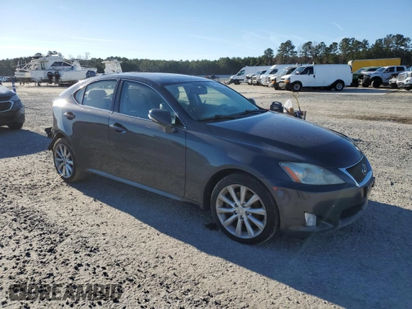 2009 Lexus IS 250 with VIN JTHCK262195031509, listed as a Copart auction lot 45559355 with Not Provided miles and Salvage Title. Bid and sale history available at carsss.com. Image 4.