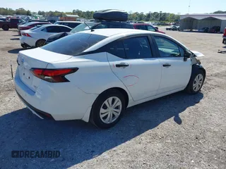 2022 Nissan Versa S with VIN 3N1CN8DV4NL846812, listed as a IAAI auction lot 41802614 with 30,624 mi miles and . Bid and sale history available at DreamBid. Image 4.