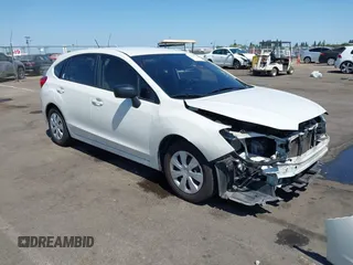 2016 Subaru Impreza 2.0i with VIN JF1GPAA66G8266577, listed as a IAAI auction lot 42618724 with 147,876 mi miles and . Bid and sale history available at DreamBid. Image 1.