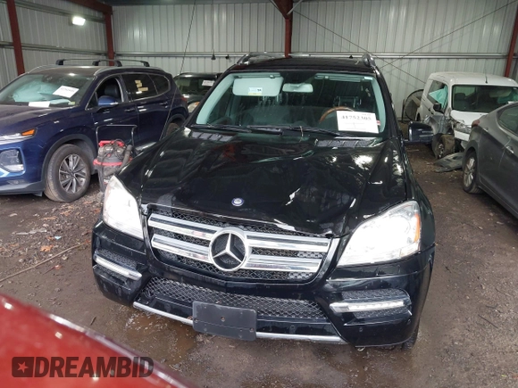 2012 Mercedes-Benz GL 350 with VIN 4JGBF2FE8CA798442, listed as a IAAI auction lot 41752305 with 130,348 mi miles and . Bid and sale history available at DreamBid. Image 6.