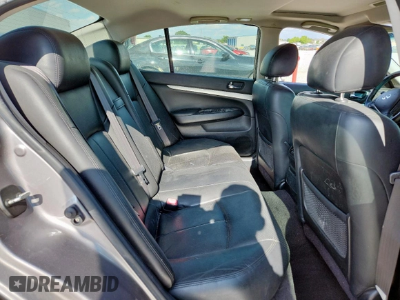 2008 Infiniti G35 Journey z VIN JNKBV61E08M211466, wystawiony jako Copart lot #62117765 z przebiegiem 176 404 mil mil oraz Szkoda całkowita • Salvage title. Historia ofert i sprzedaży dostępna na DreamBid. Obrazek 10.