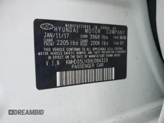 2017 Hyundai Elantra GT with VIN KMHD35LH3HU384329, listed as a Copart auction lot 55119755 with 78,015 mi miles and Clean Title. Bid and sale history available at carsss.com. Image 12.