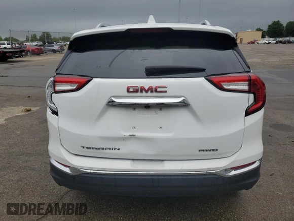 2024 GMC Terrain SLT с VIN 3GKALVEG8RL142907, выставлен на аукционе Copart как лот 58920255 с пробегом 36 326 миль миль и Списание • Salvage title. История ставок и продаж доступна на DreamBid. Изображение 6.