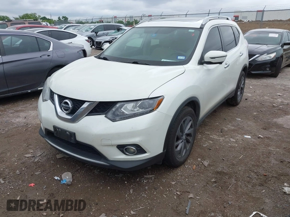 2016 Nissan Rogue SL with VIN 5N1AT2MV7GC766714, listed as a IAAI auction lot 42192783 with 171,489 mi miles and . Bid and sale history available at DreamBid. Image 17.