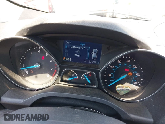 2015 Ford Escape S with VIN 1FMCU0F74FUB44251, listed as a IAAI auction lot 42070338 with 201,207 mi miles and . Bid and sale history available at DreamBid. Image 7.