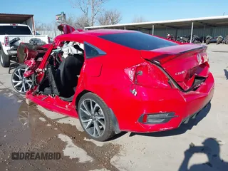 2019 Honda Civic Sport with VIN 2HGFC2F89KH556513, listed as a IAAI auction lot 41676082 with Not Provided miles and . Bid and sale history available at DreamBid. Image 3.