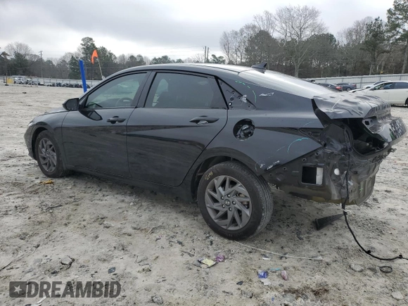 2024 Hyundai Elantra SEL with VIN KMHLM4DG9RU734301, listed as a Copart auction lot 44247975 with 30,899 mi miles and Salvage Title. Bid and sale history available at carsss.com. Image 2.