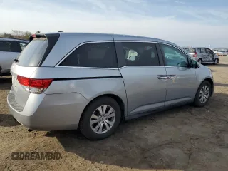 2016 Honda Odyssey EX-L with VIN 5FNRL5H69GB079216, listed as a Copart auction lot 48920895 with 65,289 mi miles and Salvage Title. Bid and sale history available at carsss.com. Image 3.