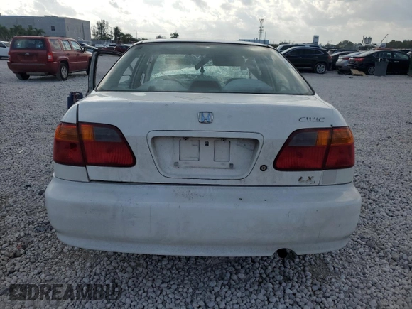 2000 Honda Civic LX with VIN 1HGEJ6679YL038705, listed as a Copart auction lot 47835195 with 135,063 mi miles and Non Repairable. Bid and sale history available at carsss.com. Image 6.