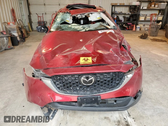 2023 Mazda CX-5 2.5 S Preferred Package with VIN JM3KFBCMXP0243334, listed as a Copart auction lot 47810935 with 0 mi miles and Non Repairable. Bid and sale history available at carsss.com. Image 5.