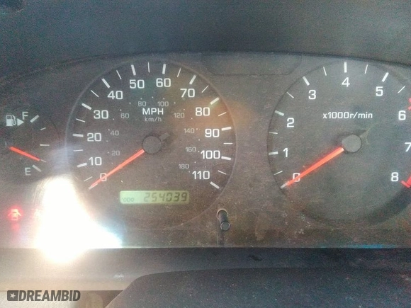 2001 Nissan Frontier 2WD XE with VIN 1N6DD26S41C399051, listed as a IAAI auction lot 41738178 with 254,039 mi miles. Bid and sale history available at carsss.com. Image 7.