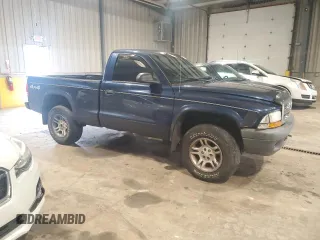 2004 Dodge Dakota z VIN 1D7GG16KX4S586053, wystawiony jako Copart lot #60221585 z przebiegiem 150 150 mil mil oraz Szkoda całkowita • Salvage title. Historia ofert i sprzedaży dostępna na DreamBid. Obrazek 4.