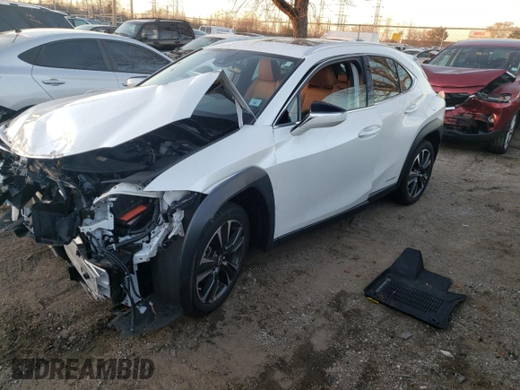 2019 Lexus UX with VIN JTHU9JBH1K2006492, listed as a Copart auction lot 68301442 with 0 mi miles. Bid and sale history available at carsss.com. Image 1.