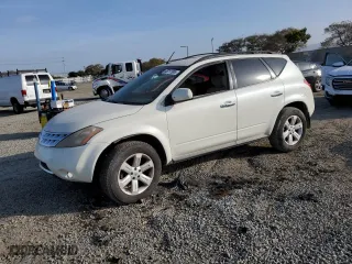 2007 Nissan Murano SL with VIN JN8AZ08T97W530021, listed as a Copart auction lot 45717995 with 124,052 mi miles and Clean Title. Bid and sale history available at carsss.com. Image 1.