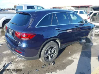 2020 Mercedes-Benz GLC with VIN W1N0G8DB2LF780664, listed as a IAAI auction lot 41099477 with 45,729 mi miles. Bid and sale history available at carsss.com. Image 4.
