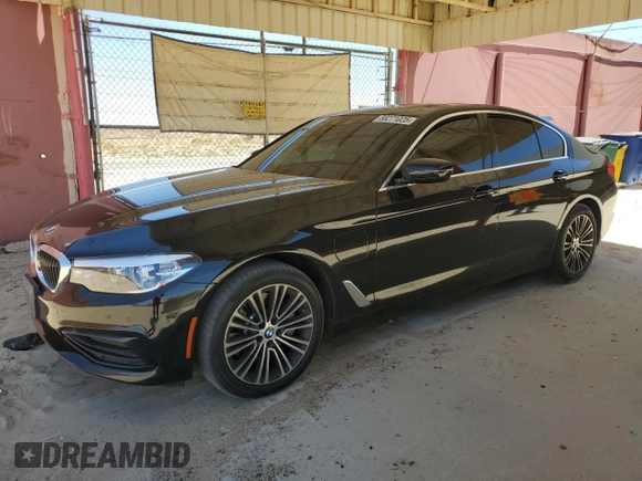 2020 BMW 5 Series 530e with VIN WBAJA9C01LCD69759, listed as a Copart auction lot 58271025 with 56,732 mi miles and Salvage title. Bid and sale history available at DreamBid. Image 1.