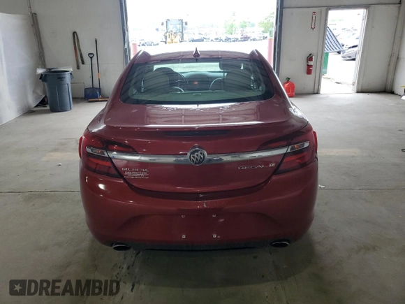 2014 Buick Regal Premium I with VIN 2G4GN5EX2E9295338, listed as a Copart auction lot 54765405 with 131,293 mi miles and Salvage title. Bid and sale history available at DreamBid. Image 6.