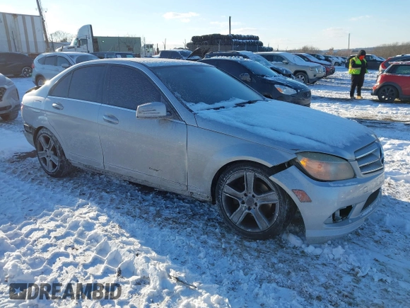 2011 Mercedes-Benz C 300 Sport with VIN WDDGF8BB3BR171193, listed as a IAAI auction lot 41349289 with 227,752 mi miles and . Bid and sale history available at DreamBid. Image 1.