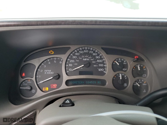 2004 GMC Yukon Denali with VIN 1GKEK63U84J270731, listed as a Copart auction lot 49094635 with 184,529 mi miles and Salvage Title. Bid and sale history available at carsss.com. Image 9.