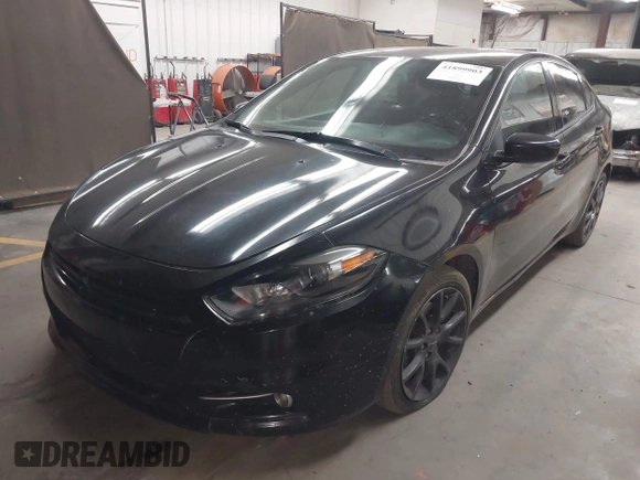 2015 Dodge Dart SXT with VIN 1C3CDFBB5FD406848, listed as a IAAI auction lot 41899903 with 196,332 mi miles. Bid and sale history available at carsss.com. Image 2.