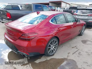2023 Genesis G70 2.0T with VIN KMTG34TAXPU125013, listed as a IAAI auction lot 41286145 with 38,108 mi miles and . Bid and sale history available at DreamBid. Image 4.