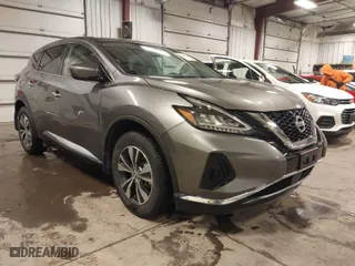 2022 Nissan Murano S with VIN 5N1AZ2AS0NC115947, listed as a IAAI auction lot 41589658 with 33,362 mi miles. Bid and sale history available at carsss.com. Image 1.