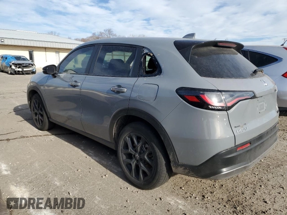 2024 Honda HR-V Sport with VIN 3CZRZ2H57RM736950, listed as a Copart auction lot 83733684 with 9,331 mi miles and Clean Title. Bid and sale history available at carsss.com. Image 2.
