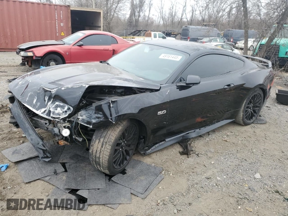 2019 Ford Mustang GT with VIN 1FA6P8CF7K5200700, listed as a Copart auction lot 49161445 with 20,934 mi miles and Salvage Title. Bid and sale history available at carsss.com. Image 1.