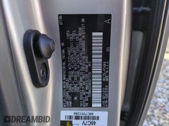 2006 Toyota Sienna XLE with VIN 5TDBA22C86S071218, listed as a Copart auction lot 46125575 with 205,953 mi miles and Salvage Title. Bid and sale history available at carsss.com. Image 14.