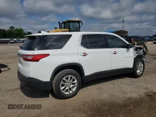 2020 Chevrolet Traverse LS with VIN 1GNERFKW7LJ294082, listed as a Copart auction lot 57498095 with 47,760 mi miles and Salvage title. Bid and sale history available at DreamBid. Image 3.