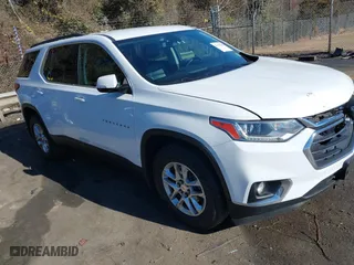 2020 Chevrolet Traverse LT Leather with VIN 1GNEVHKWXLJ305678, listed as a IAAI auction lot 41315764 with 64,323 mi miles. Bid and sale history available at carsss.com. Image 1.