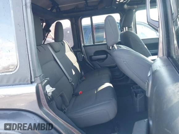 2022 Jeep Wrangler Unlimited Sport with VIN 1C4HJXDN1NW240032, listed as a IAAI auction lot 41130845 with 24,745 mi miles and . Bid and sale history available at DreamBid. Image 8.