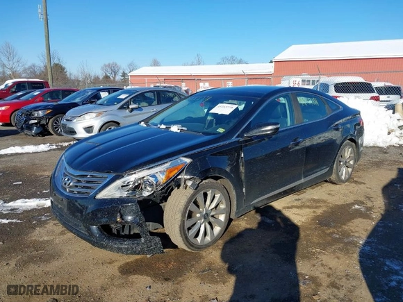 2013 Hyundai Azera with VIN KMHFH4JG9DA250936, listed as a IAAI auction lot 41253778 with 149,824 mi miles. Bid and sale history available at carsss.com. Image 6.