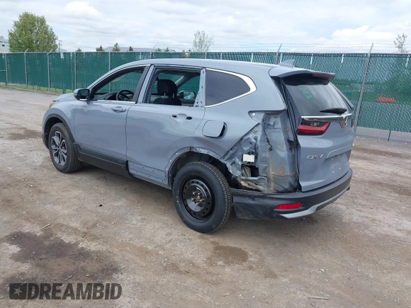 2021 Honda CR-V EX with VIN 2HKRW2H55MH628744, listed as a IAAI auction lot 42257771 with 34,369 mi miles and . Bid and sale history available at DreamBid. Image 3.