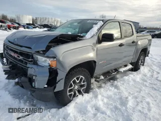 2022 GMC Canyon 4WD AT4 w/Cloth with VIN 1GTG6FEN9N1127416, listed as a Copart auction lot 46183875 with 32,896 mi miles and Salvage Title. Bid and sale history available at carsss.com. Image 1.