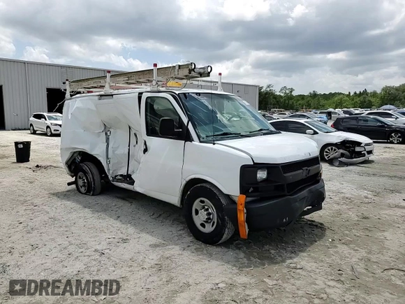 2013 Chevrolet Express Cargo with VIN 1GCWGFBA4D1105381, listed as a Copart auction lot 60138065 with 209,922 mi miles and Salvage title. Bid and sale history available at DreamBid. Image 14.