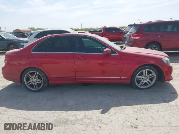 2011 Mercedes-Benz C 300 Sport with VIN WDDGF5EB2BR154282, listed as a IAAI auction lot 41815246 with 140,750 mi miles and . Bid and sale history available at carsss.com. Image 13.