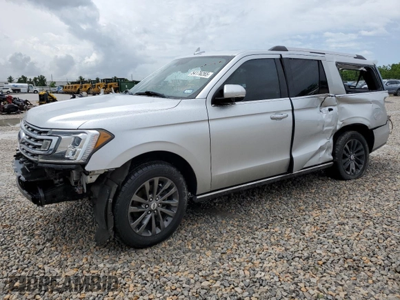 2019 Ford Expedition Max Limited with VIN 1FMJK1KTXKEA50224, listed as a Copart auction lot 54176265 with 108,895 mi miles and Salvage title. Bid and sale history available at DreamBid. Image 1.