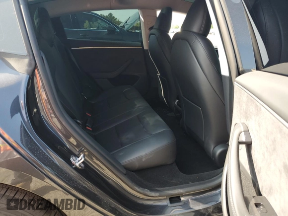 2025 Tesla Model 3 Long Range with VIN 5YJ3E1EB0SF902974, listed as a Copart auction lot 59728245 with 6,398 mi miles and Salvage title. Bid and sale history available at DreamBid. Image 10.