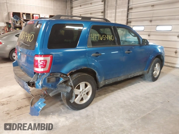2011 Ford Escape XLT with VIN 1FMCU0D73BKA91356, listed as a IAAI auction lot 41765480 with 82,320 mi miles. Bid and sale history available at carsss.com. Image 4.