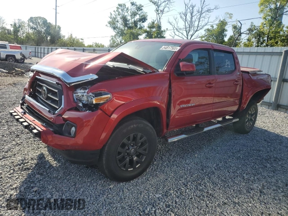 2022 Toyota Tacoma SR with VIN 3TYAX5GN5NT061397, listed as a Copart auction lot 54817565 with 23,198 mi miles and Salvage title. Bid and sale history available at DreamBid. Image 1.