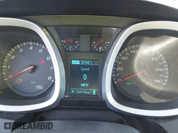 2014 Chevrolet Equinox LS with VIN 2GNALAEK0E6124688, listed as a IAAI auction lot 41634417 with 194,778 mi miles. Bid and sale history available at carsss.com. Image 7.