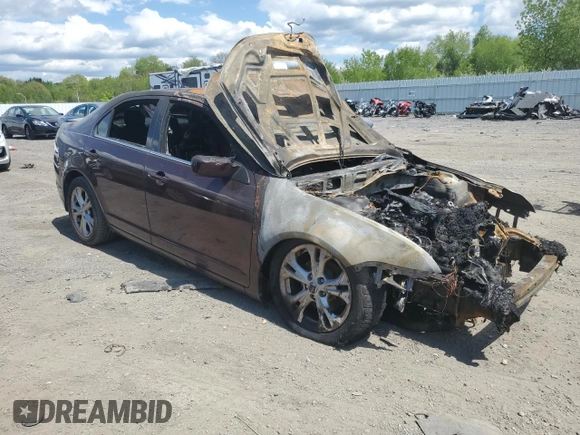 2012 Ford Fusion SE with VIN 3FAHP0HA7CR195990, listed as a Copart auction lot 56012925 with Not provided miles and Clean title. Bid and sale history available at DreamBid. Image 4.