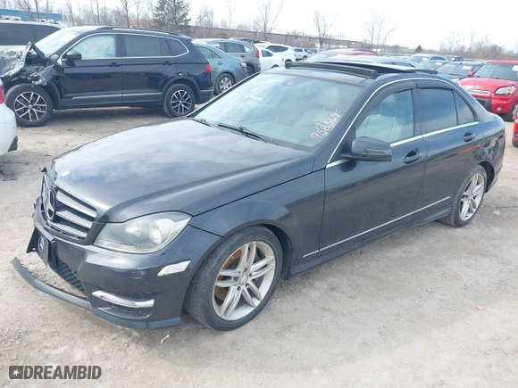 2014 Mercedes-Benz C-Class C 300 Sport with VIN WDDGF8AB7EA958569, listed as a IAAI auction lot 41825537 with 188,370 mi miles. Bid and sale history available at carsss.com. Image 17.