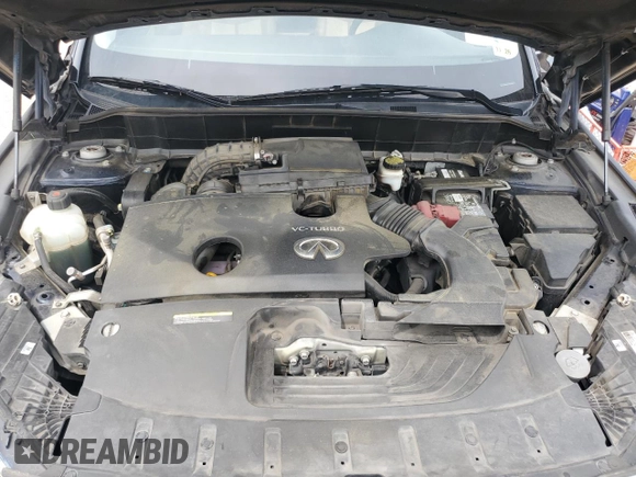 2019 Infiniti QX50 Luxe with VIN 3PCAJ5M14KF142261, listed as a Copart auction lot 55122875 with 125,200 mi miles and Salvage title. Bid and sale history available at DreamBid. Image 12.