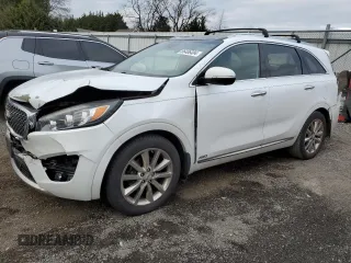 2016 Kia Sorento SXL with VIN 5XYPKDA56GG087787, listed as a Copart auction lot 86406404 with 141,469 mi miles and Salvage title. Bid and sale history available at DreamBid. Image 1.