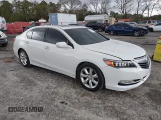 2014 Acura RLX with VIN JH4KC1F39EC004897, listed as a IAAI auction lot 41737436 with 101,104 mi miles. Bid and sale history available at carsss.com. Image 1.